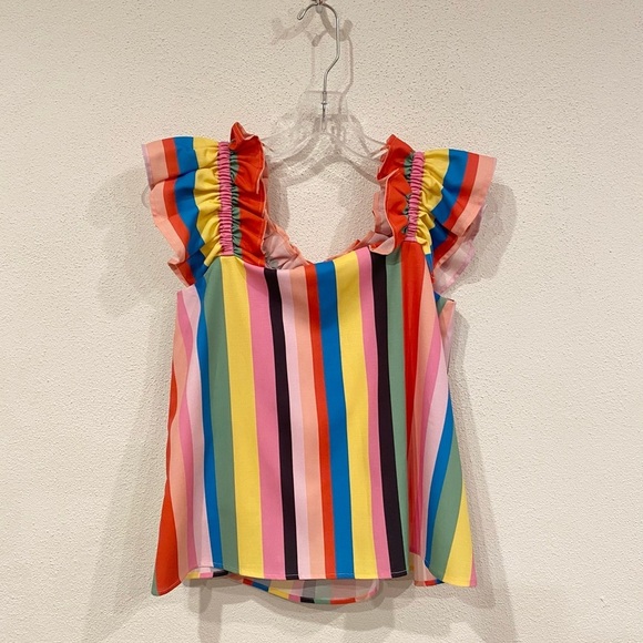 NWT Crosby by Mollie Burch Louise Boardwalk Striped Top Size XS - Picture 6 of 6